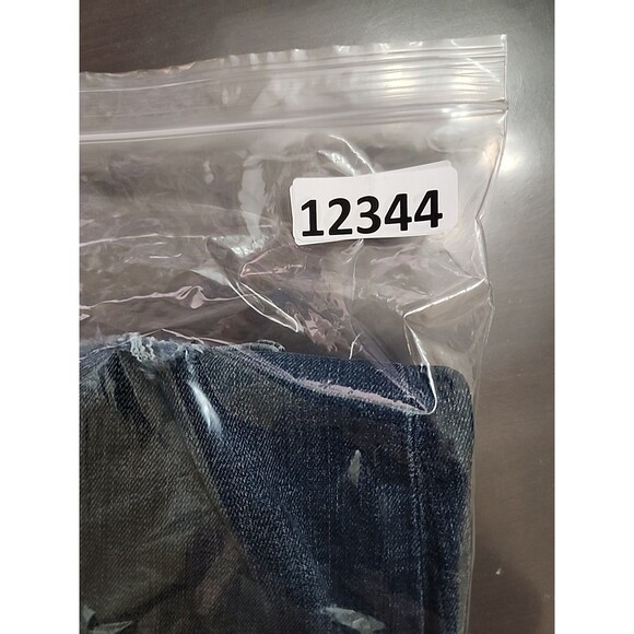 Gap Legging Skimmer Jeans Womens 4 27 Blue Distressed Raw Hem Stretch NEW - Picture 13 of 13